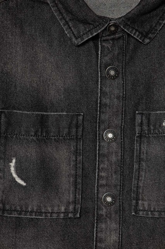 Chłopiec Sisley koszula jeansowa dziecięca 5DW2YQ00O.G.SEASONAL czarny