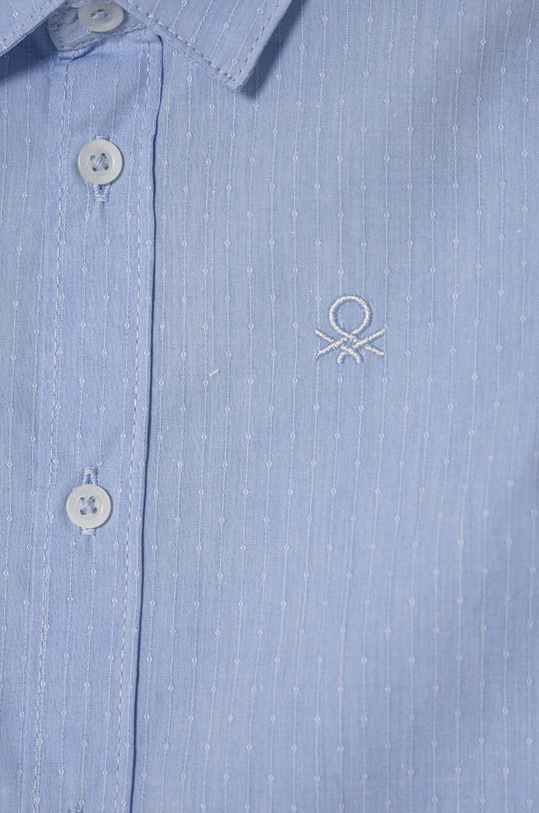Αγορίστικα Παιδικό βαμβακερό πουκάμισο United Colors of Benetton 5DGXGQ00I.P.REPROP.9BYX μπλε