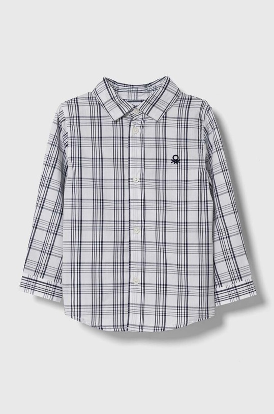 United Colors of Benetton koszula bawełniana dziecięca wzorzyste biały 5DU6GQ00J.P.SEASONAL