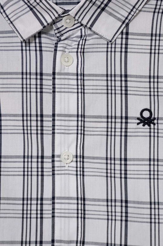 Chłopiec United Colors of Benetton koszula bawełniana dziecięca 5DU6GQ00J.P.SEASONAL biały