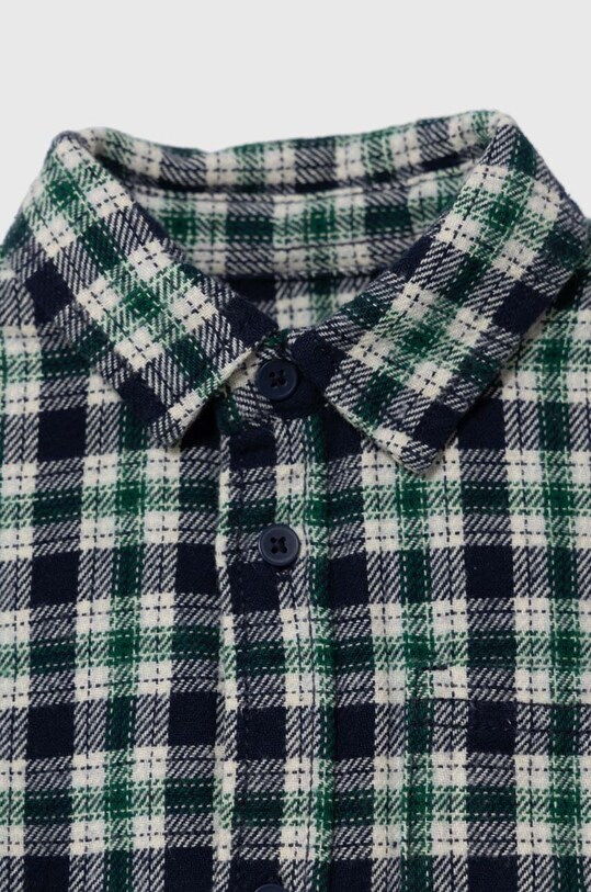 Chłopiec United Colors of Benetton koszula bawełniana dziecięca 5X5VGQ019.P.SEASONAL niebieski