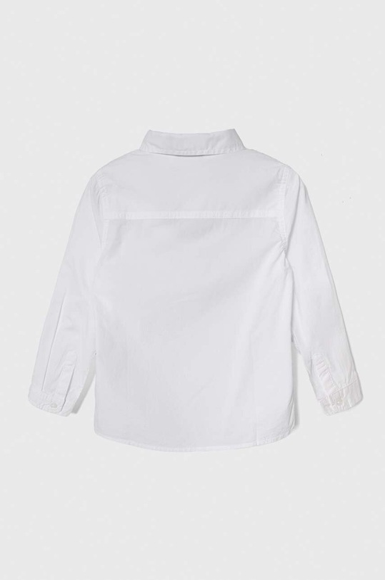 Παιδικό βαμβακερό πουκάμισο United Colors of Benetton 59UXGQ01J.P.SEASONAL λευκό AW23
