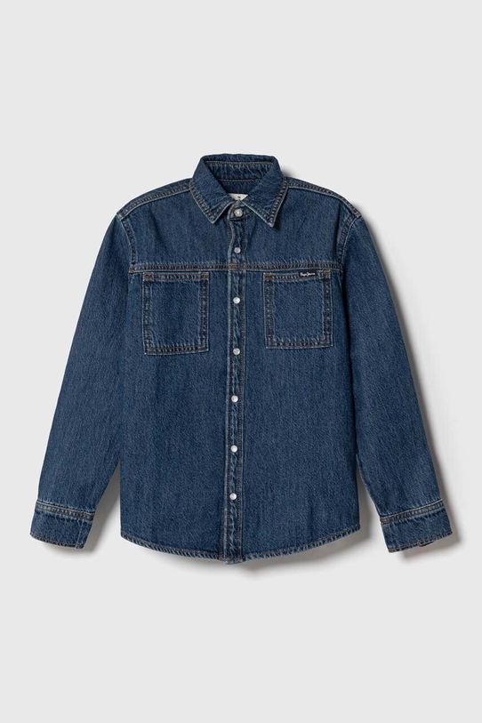 Pepe Jeans koszula bawełniana dziecięca bawełna niebieski PB302438