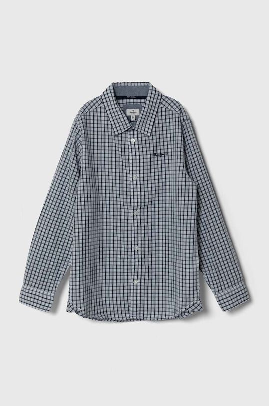 Pepe Jeans koszula bawełniana dziecięca wzorzyste niebieski PB302475