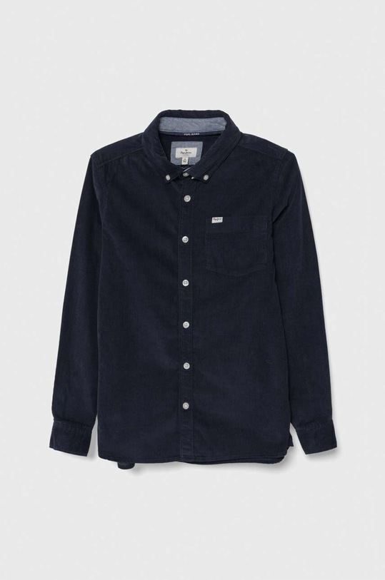 Pepe Jeans koszula sztruksowa bawełna granatowy PB302476