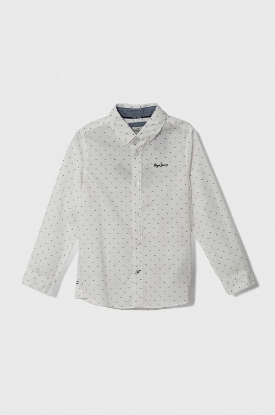 Pepe Jeans koszula bawełniana dziecięca wzorzyste biały PB302472