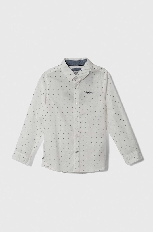 Pepe Jeans koszula bawełniana dziecięca wzorzyste biały PB302472