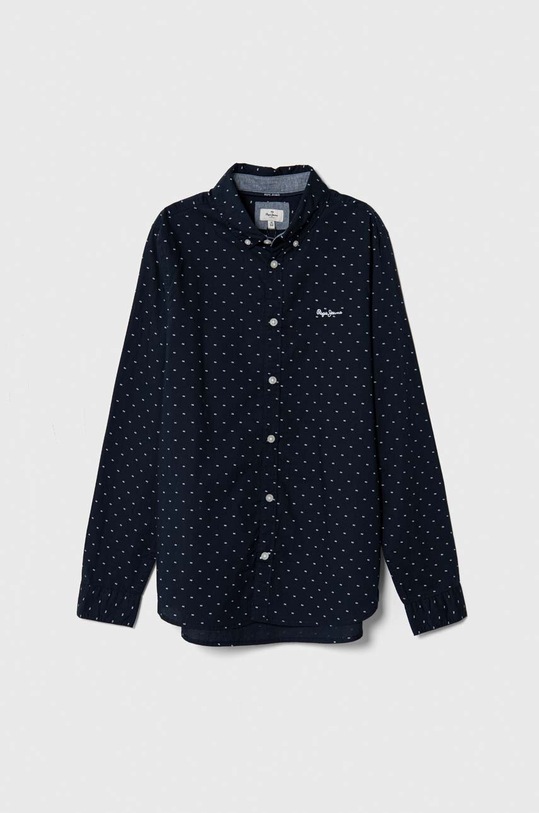 Pepe Jeans koszula bawełniana dziecięca wzorzyste granatowy PB302472