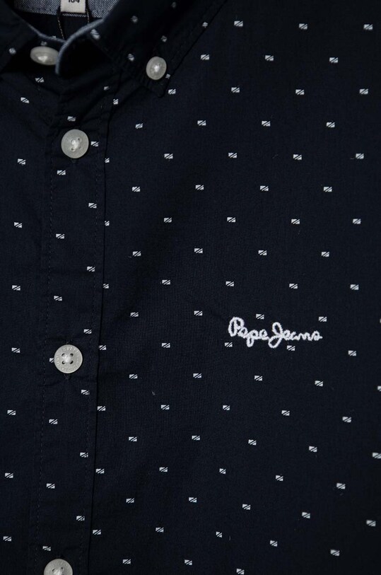 Dečki Otroška bombažna srajca Pepe Jeans PB302472 mornarsko modra