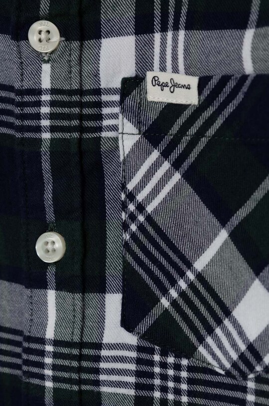 Хлопчик Дитяча бавовняна сорочка Pepe Jeans PB302470 зелений