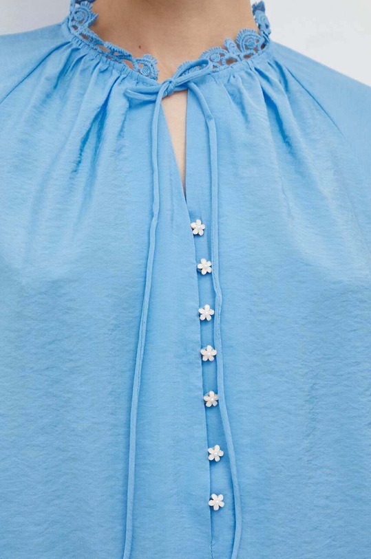 Bruuns Bazaar bluzka BBW3387 niebieski