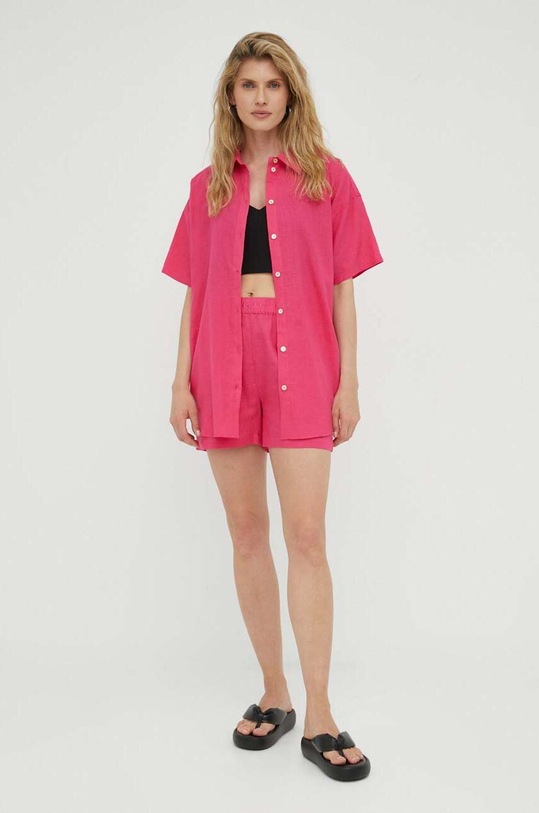 Odjeća Lanena košulja Résumé 18071002 roza
