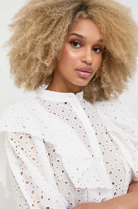 Notes du Nord camicia in cotone Honey 13271 bianco