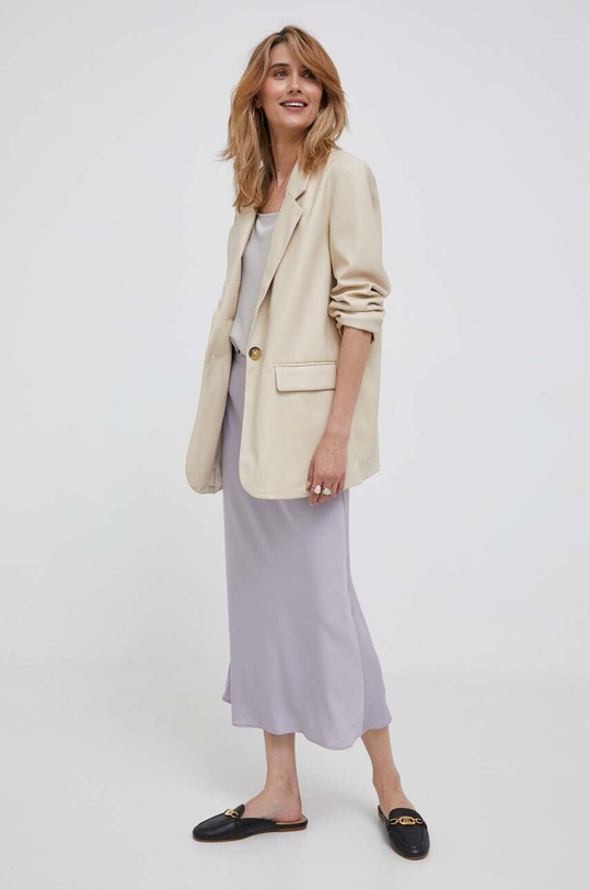 Блузка Calvin Klein K20K205844 бежевий AW23