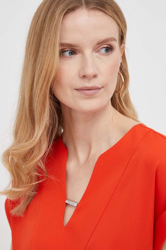 Calvin Klein bluzka pomarańczowy K20K205925