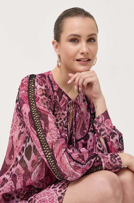 Guess bluzka fioletowy W3YH40.WDW52