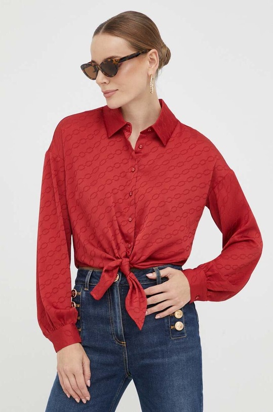 Košeľa Guess relaxed červená W3YH0C.WFJ72
