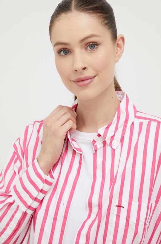 Košile Tommy Hilfiger růžová WW0WW38952
