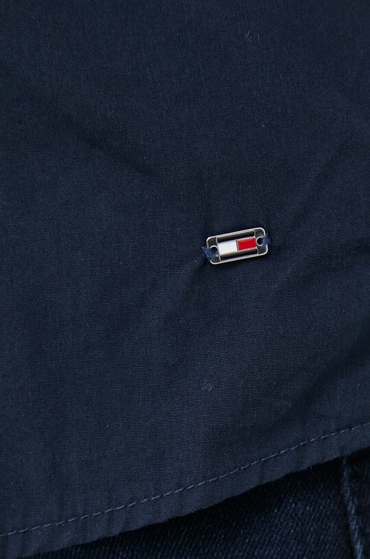 Βαμβακερή μπλούζα Tommy Hilfiger WW0WW39379 σκούρο μπλε