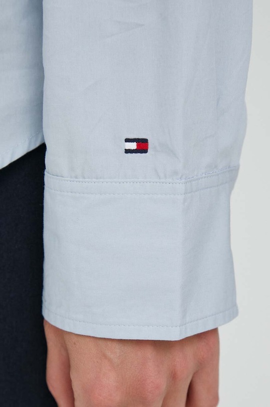Tommy Hilfiger koszula bawełniana WW0WW39401 niebieski