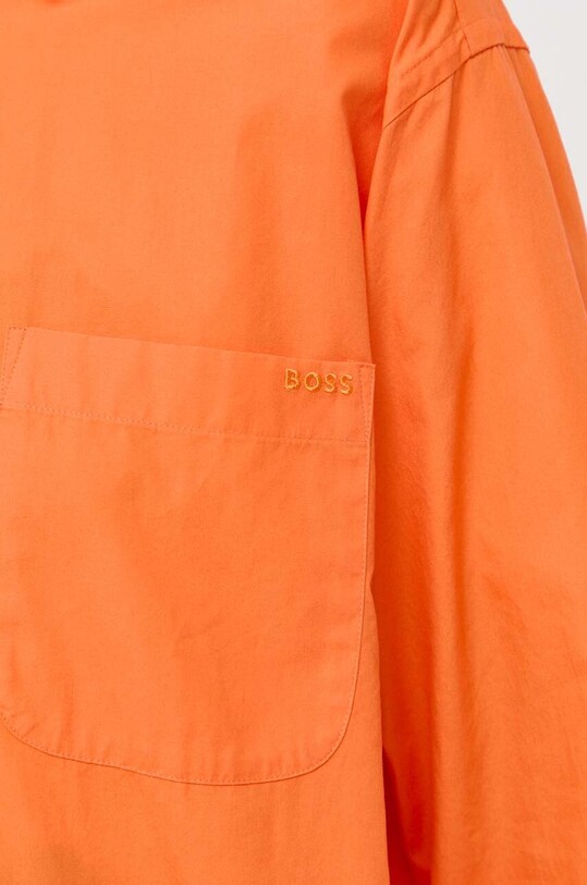BOSS koszula bawełniana 50494059 pomarańczowy