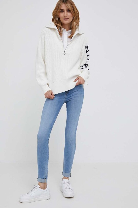 Бавовняна сорочка Lauren Ralph Lauren 200909145 білий AW23