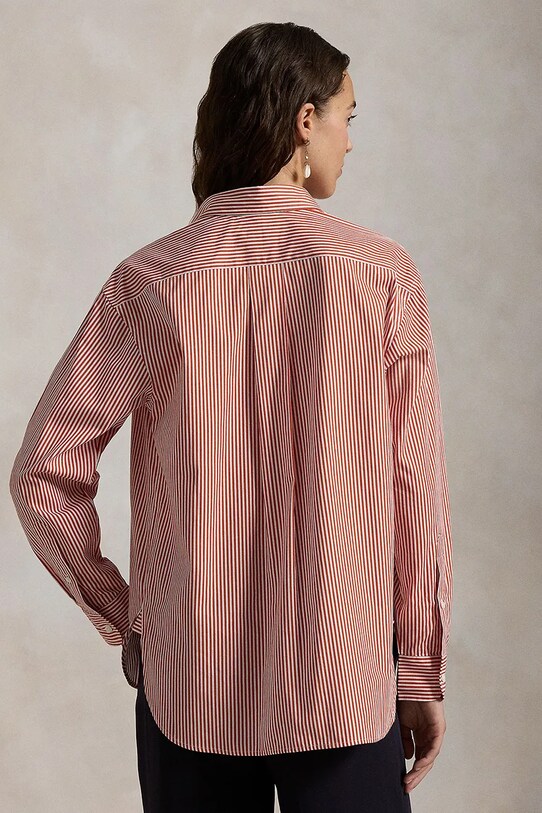 Памучна риза Polo Ralph Lauren 211910743 бял SS25