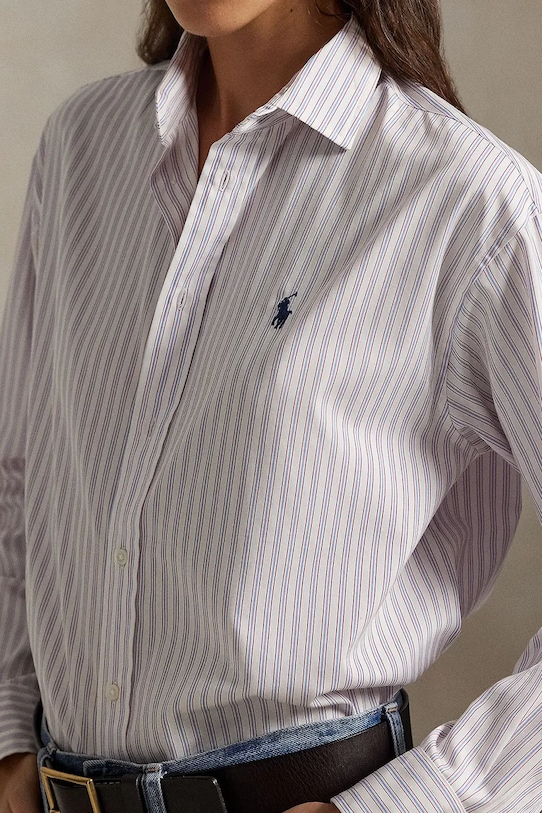 Pamučna košulja Polo Ralph Lauren bijela 211910743