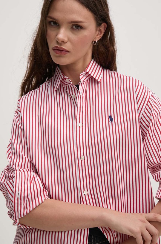 Bavlnená košeľa Polo Ralph Lauren biela 211910743