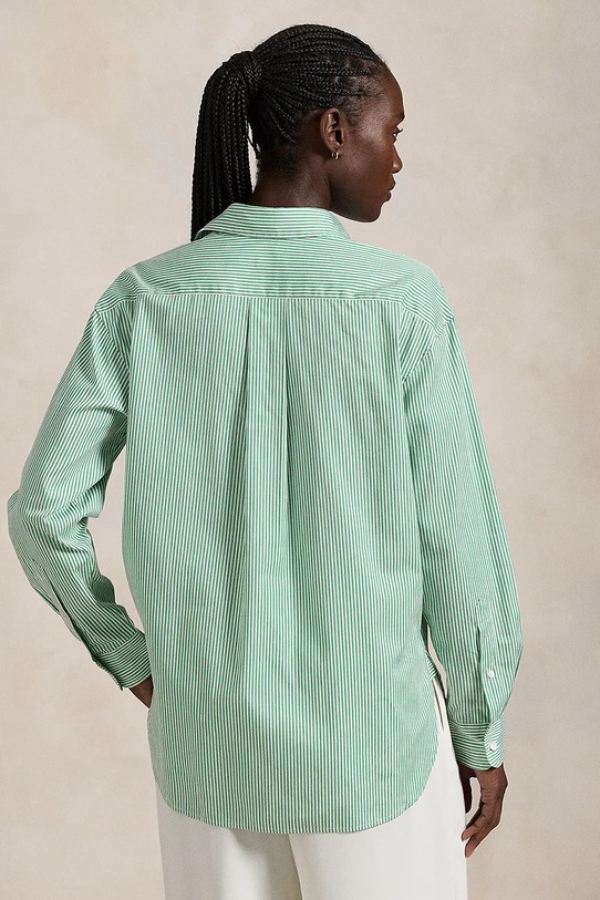 Polo Ralph Lauren camasa din bumbac 211910743 verde AW25