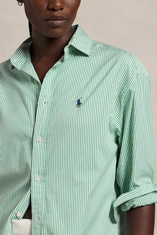 Polo Ralph Lauren camasa din bumbac verde 211910743