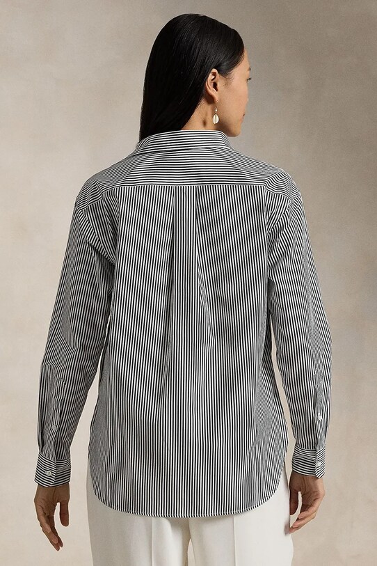 Polo Ralph Lauren camasa din bumbac 211910743 negru SS25