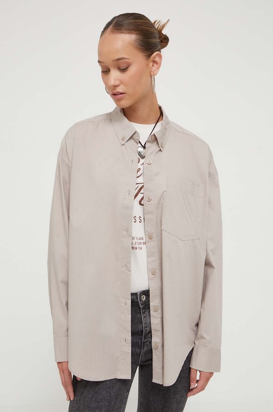 Hollister Co. camasa KI340.1063.120 gri AW23