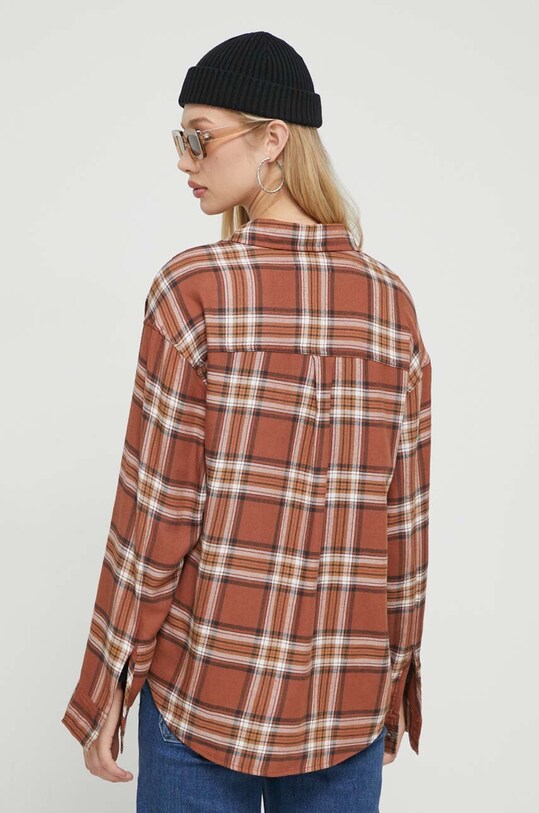 Odzież Hollister Co. koszula KI340.3174.508 brązowy