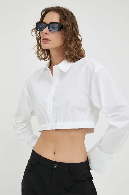 Herskind koszula bawełniana biały 4813610