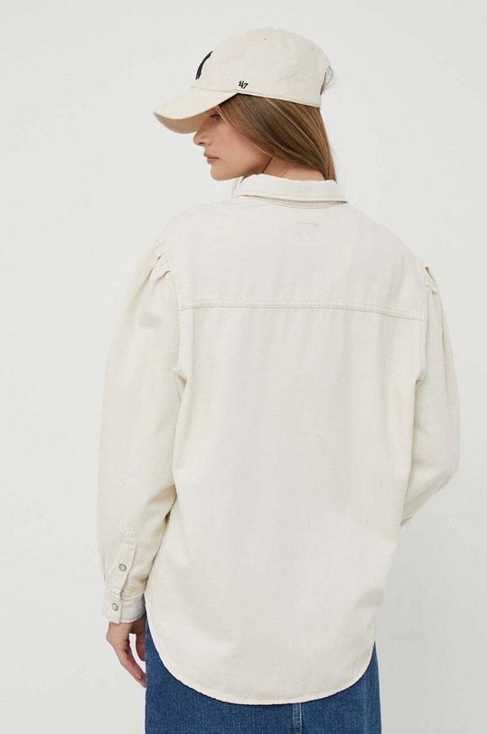 Odzież Pepe Jeans koszula jeansowa Kiara PL304598.000 beżowy