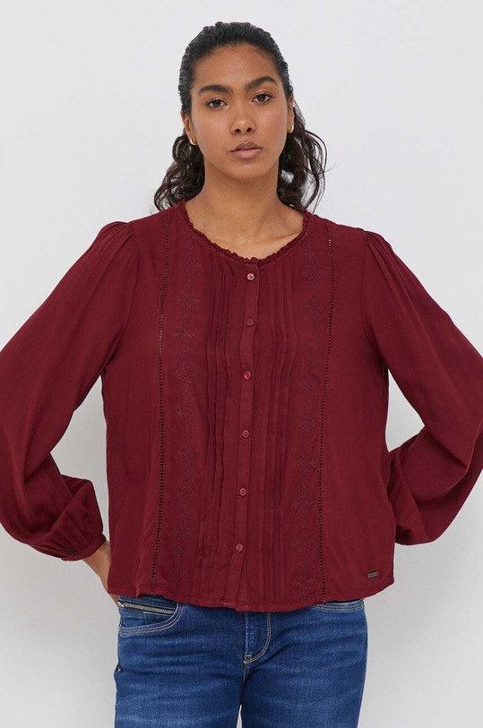 Pepe Jeans ing viszkóz burgundia PL304612.299