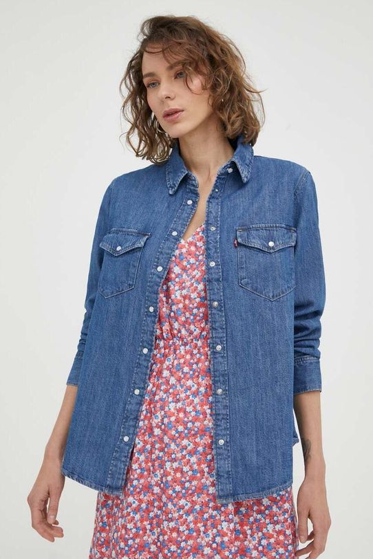 Rifľová košeľa Levi's modrá 16786.0017