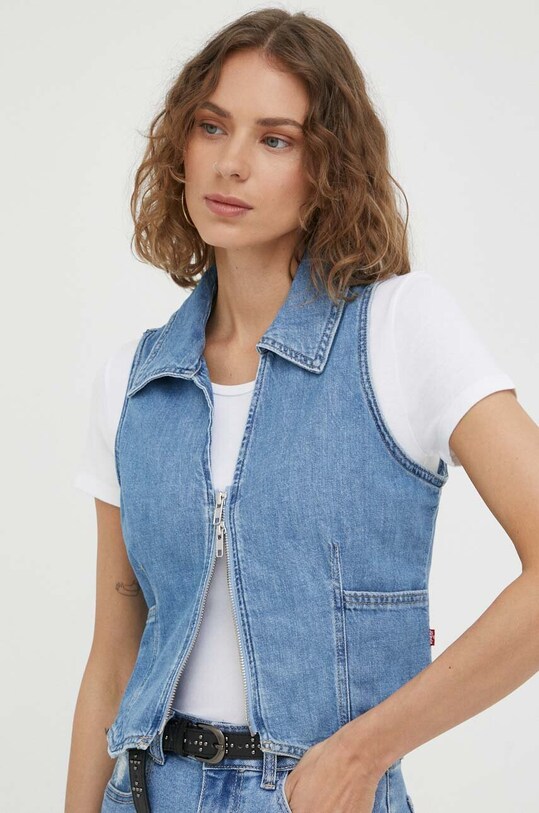 Levi's farmer mellény szövet kék A5944.0000