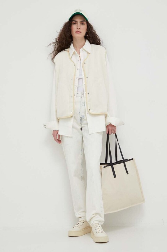 Τζιν πουκάμισο Levi's A5974.0009 μπεζ AW23