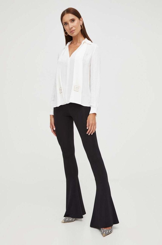 Elisabetta Franchi bluza CA00736E2 bej AW23