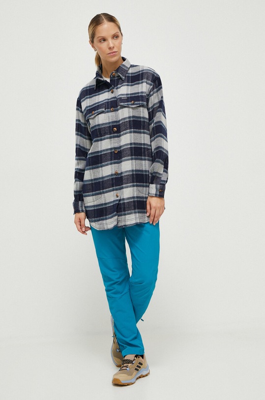 Columbia camicia Calico Basin 2052221 blu navy AW23