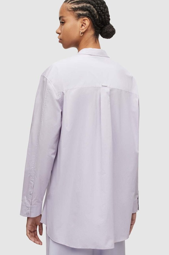 AllSaints koszula bawełniana SASHA SHIRT WH027Y fioletowy