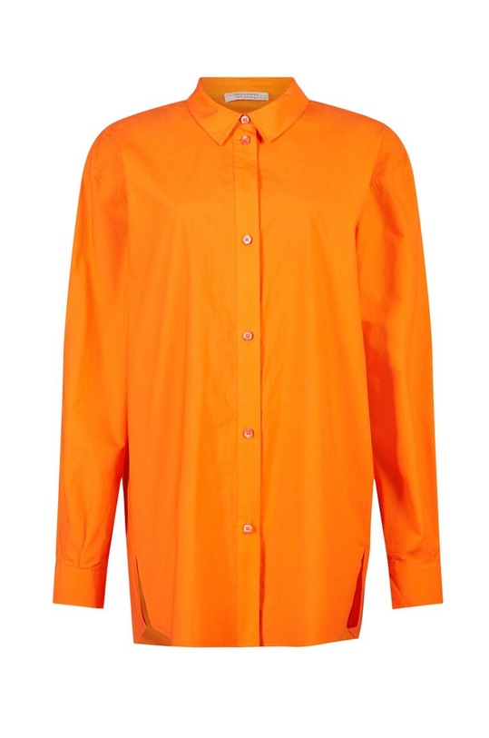 AllSaints camasa din bumbac Sasha WH027Y