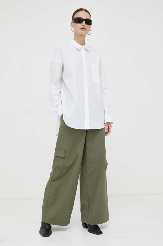 Îmbrăcăminte Drykorn camasa din bumbac 87448.124120 alb