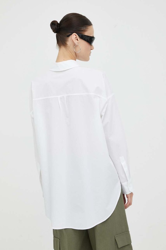 Drykorn camasa din bumbac alb 87448.124120