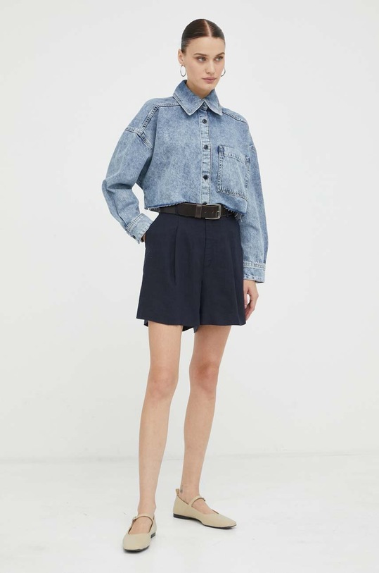 Drykorn koszula jeansowa 87505.260199 niebieski AW23
