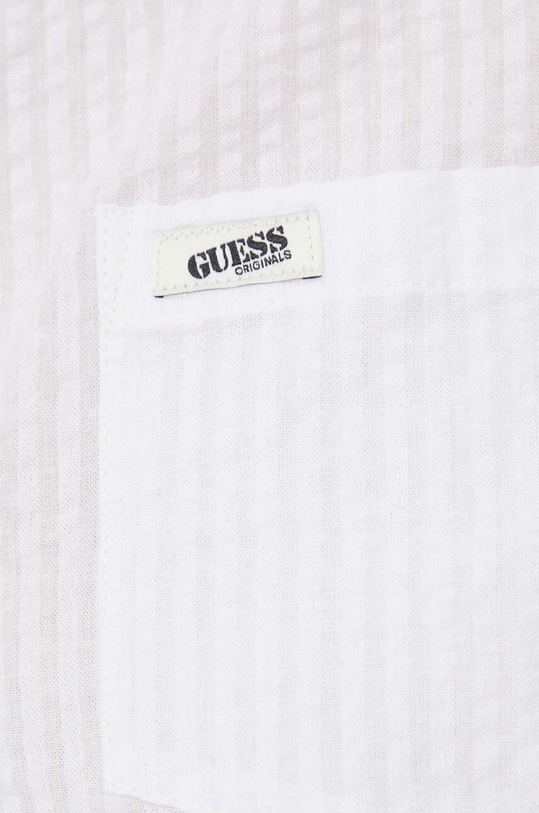 Guess Originals koszula bawełniana W3YH78WFK70 biały