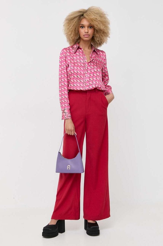 Košeľa Liu Jo CF3095.TS531 ružová AW23