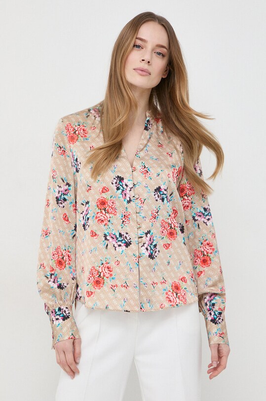 Guess camicia beige W3BH75.WEX62